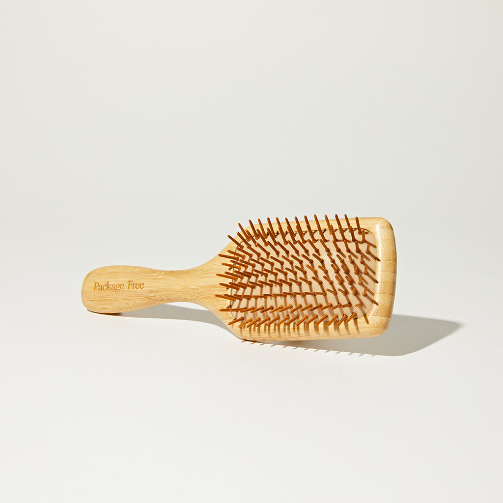 Package Free Bamboo Hairbrush