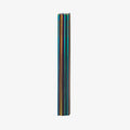 Package Free Stainless Steel Straight Straw 8.5" - 4 Pack